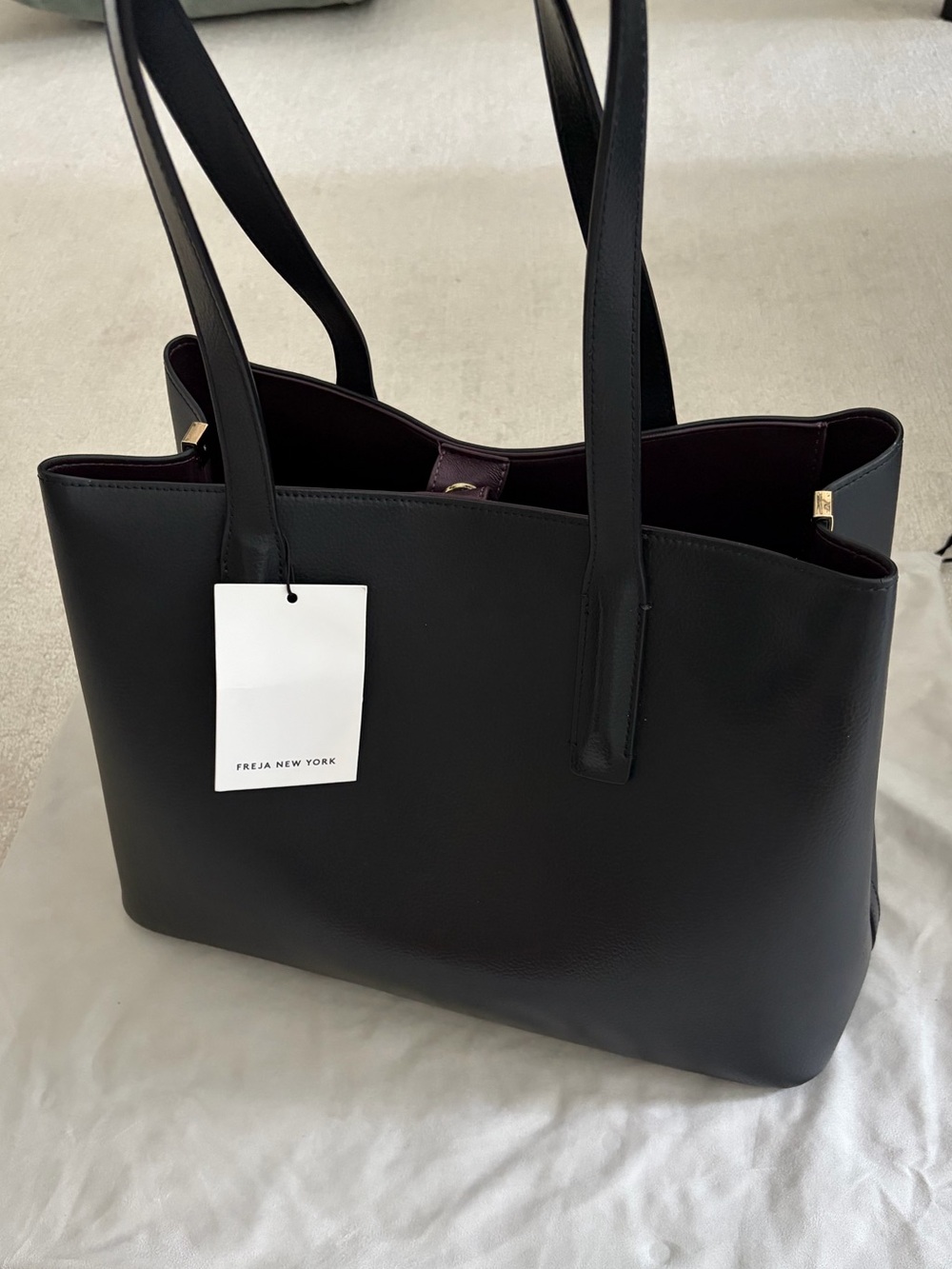 FREJA NEW YORK - Linnea tote bag in black